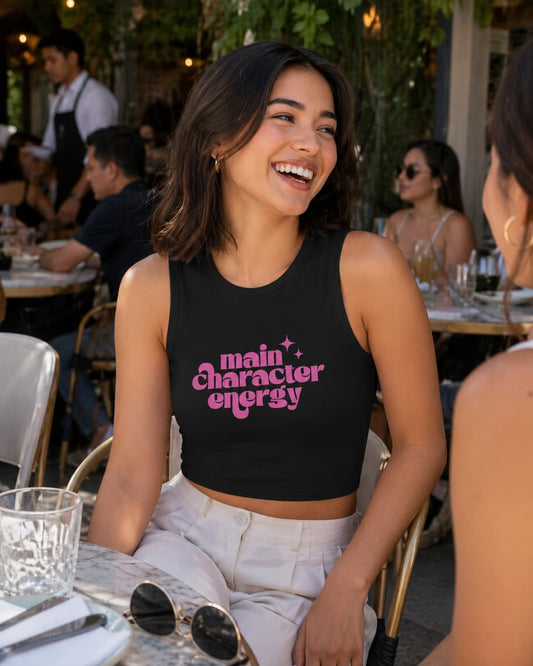 Women's Back Crop Tank Top
