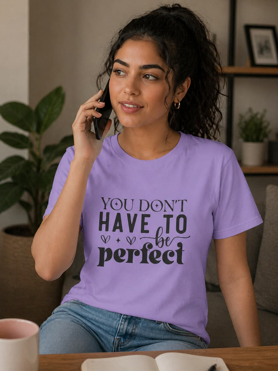 WOMENS IRIS LAVENDER ROUNDNECK T-SHIRT