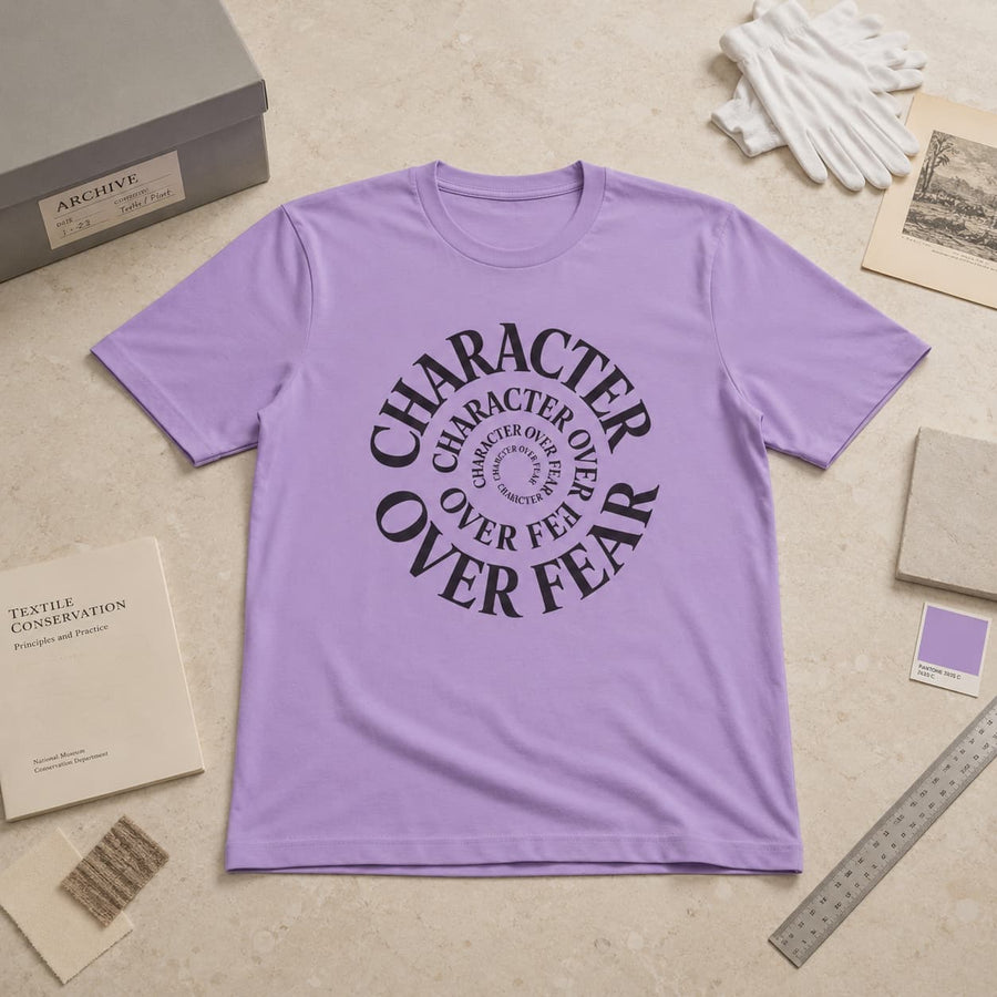 MENS IRIS LAVENDER ROUNDNECK T-SHIRT