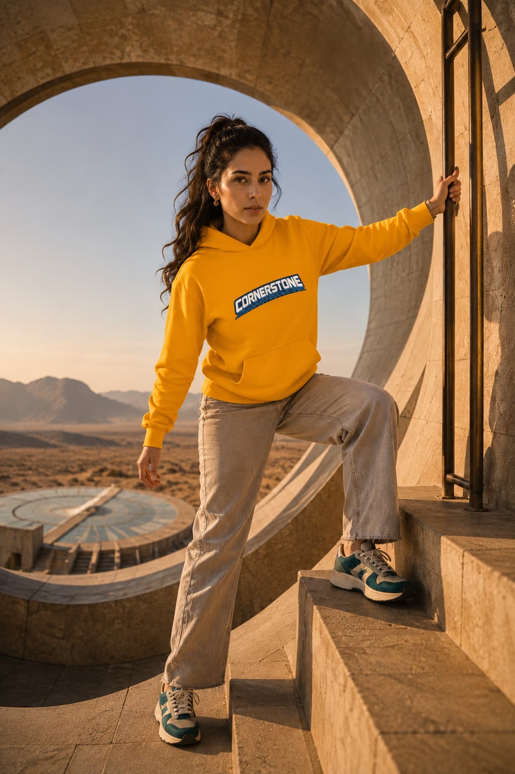 karavirs™ Cornerstone — Golden Yellow Hoodie