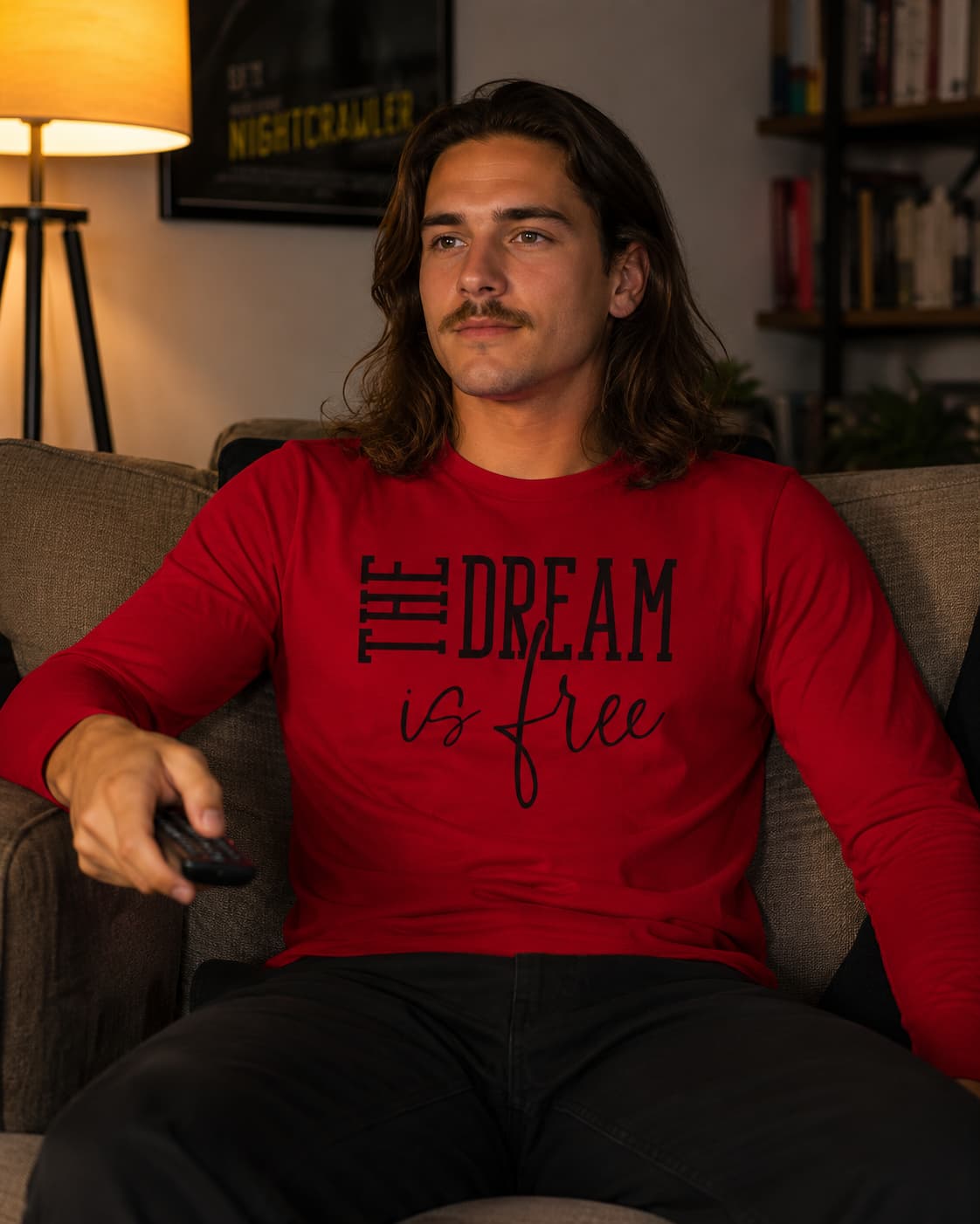 MENS RED ROUNDECK FULL SLEEVE