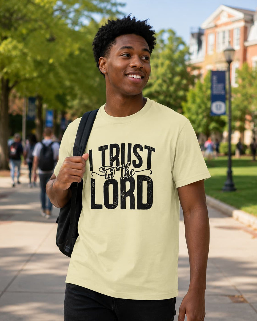 MENS ALMOND ROUNDNECK T-SHIRT