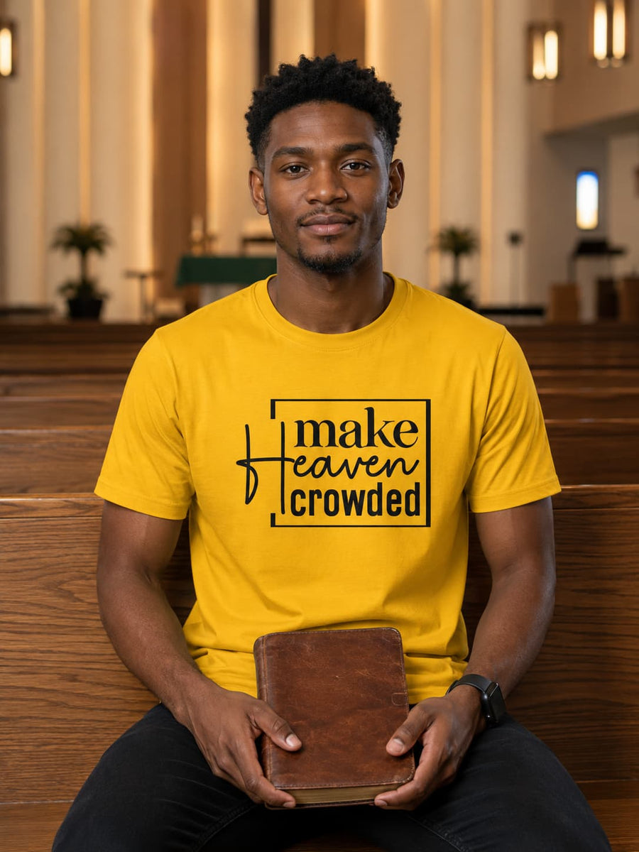 MENS GOLDEN YELLOW RUNDNECK T-SHIRT