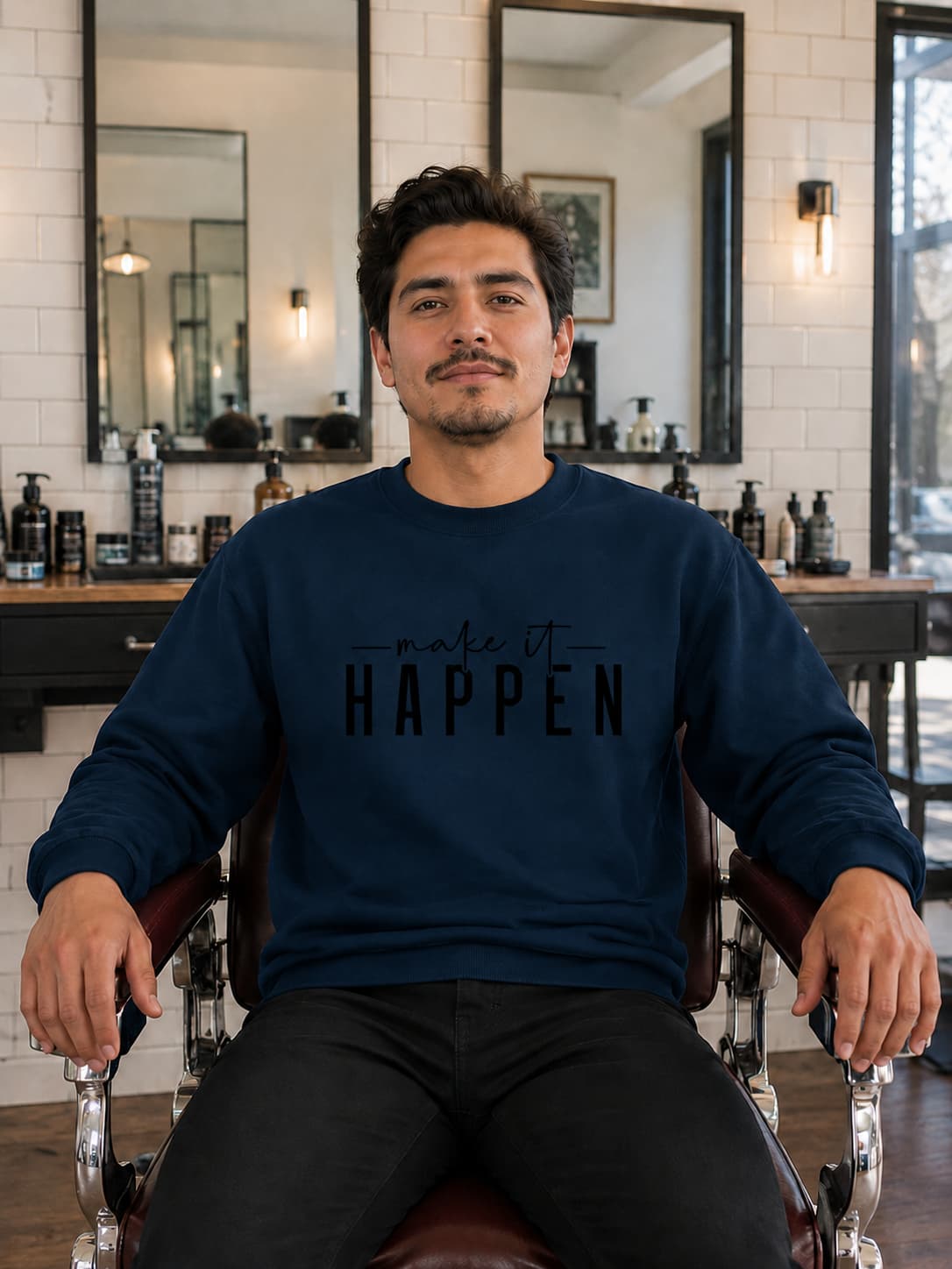 MENS NAVY BLUE SWEATSHIRTS