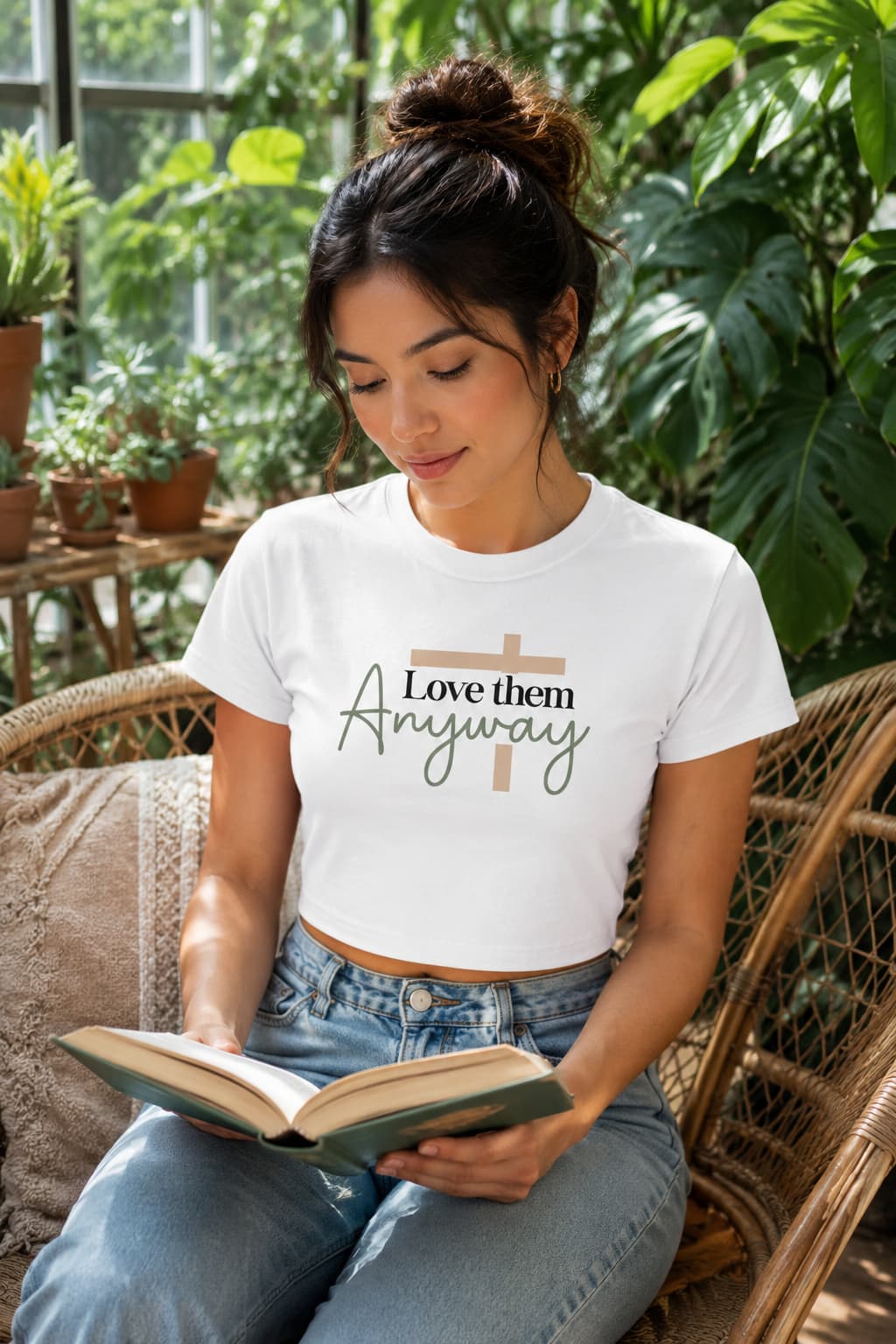WOMENS WHITE CROP TOP
