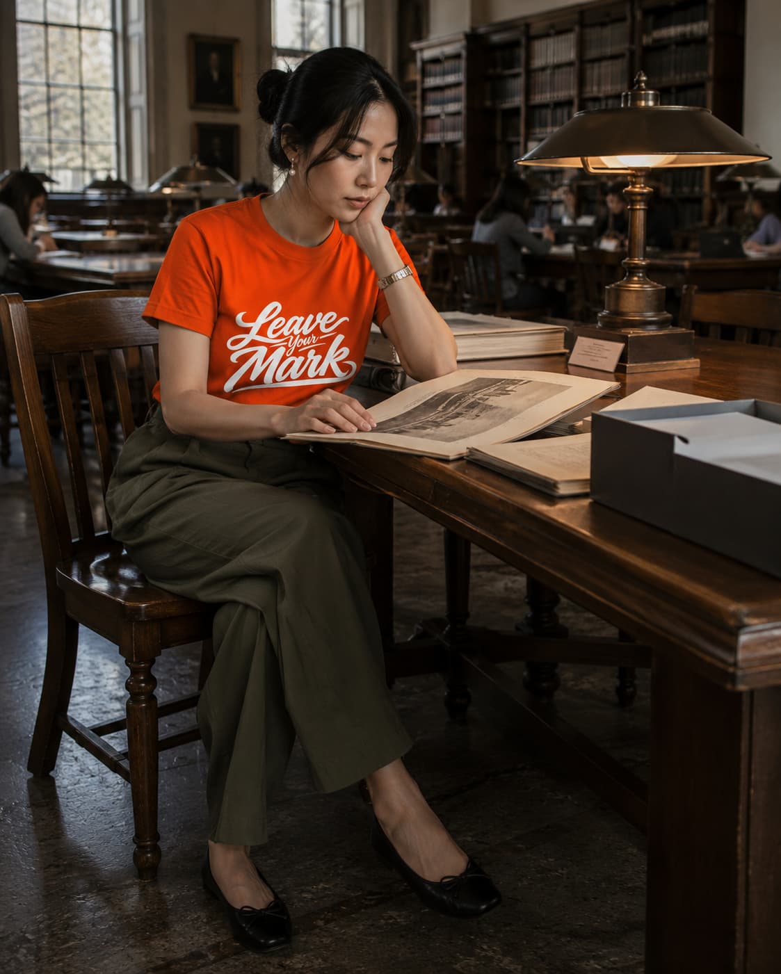 karavirs™ Leave Your Mark — Orange Women's Tee