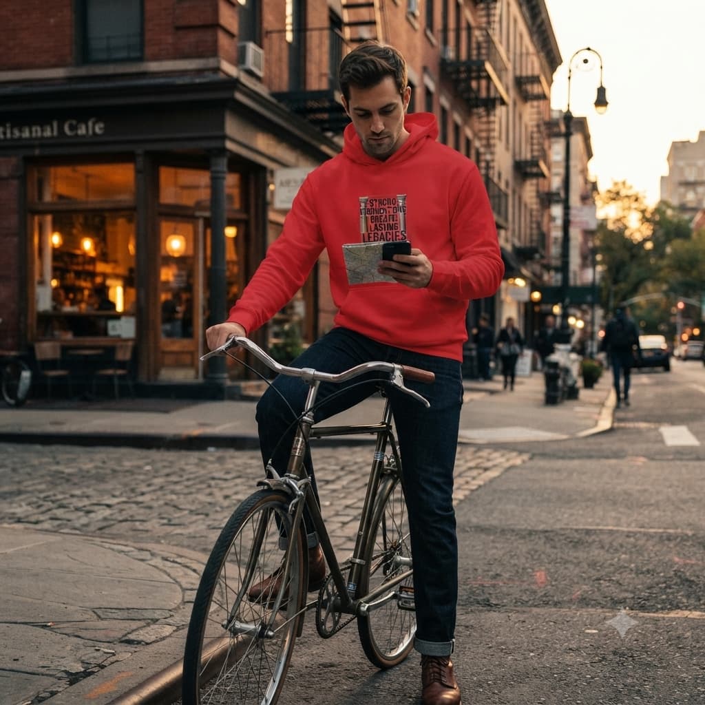 Men's Red Hoodie