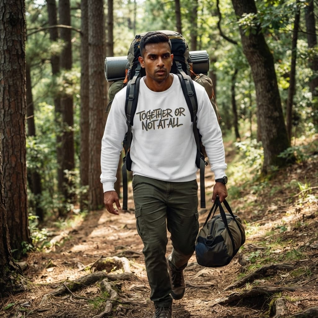 Men's White Sweatshirt