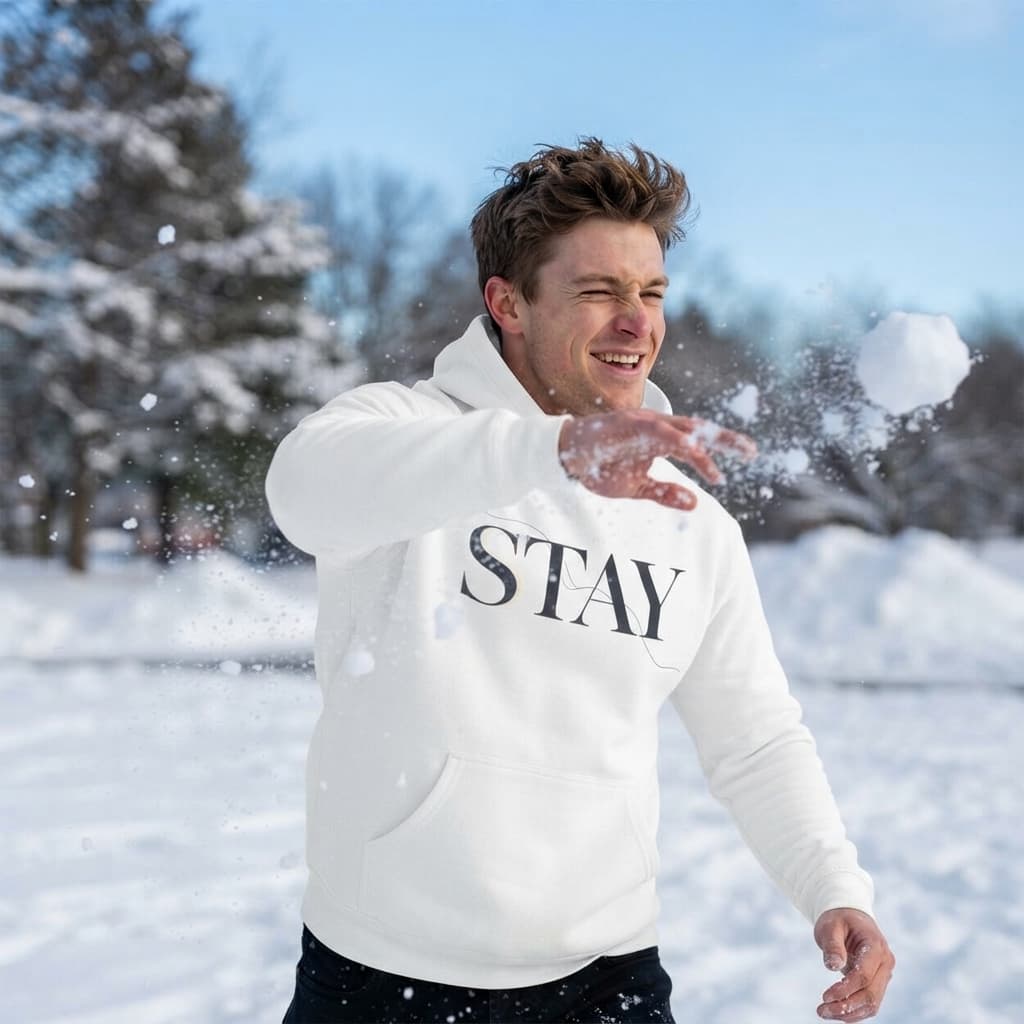 Men's White Hoodies