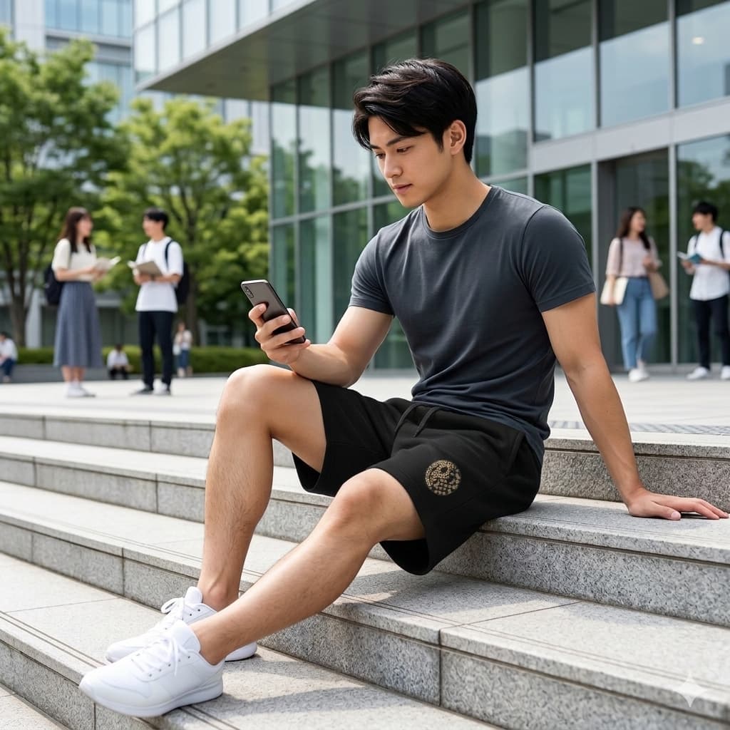 Men's Black Shorts