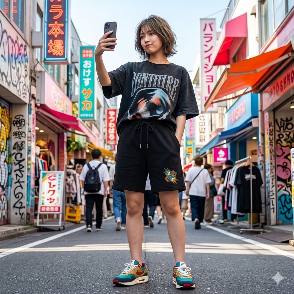 Women's Black Shorts