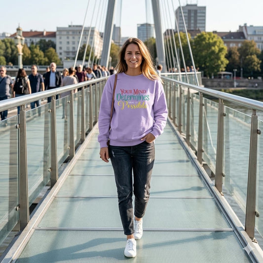 WOMENS IRIS LAVENDER SWEATSHIRT