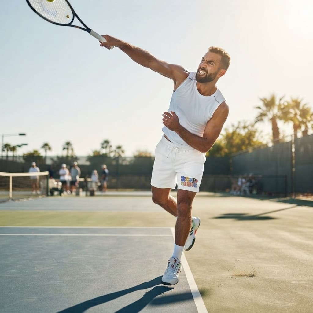 Men's White Shorts