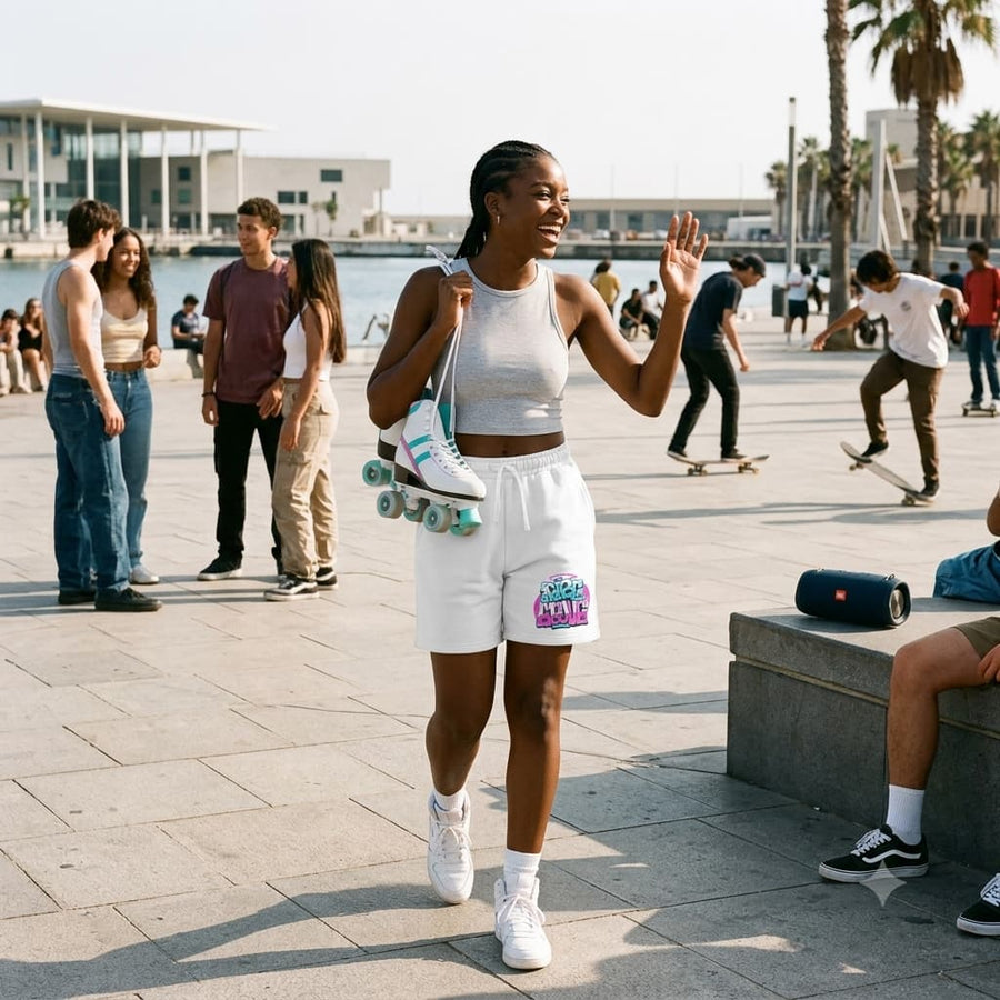 Women's White Shorts
