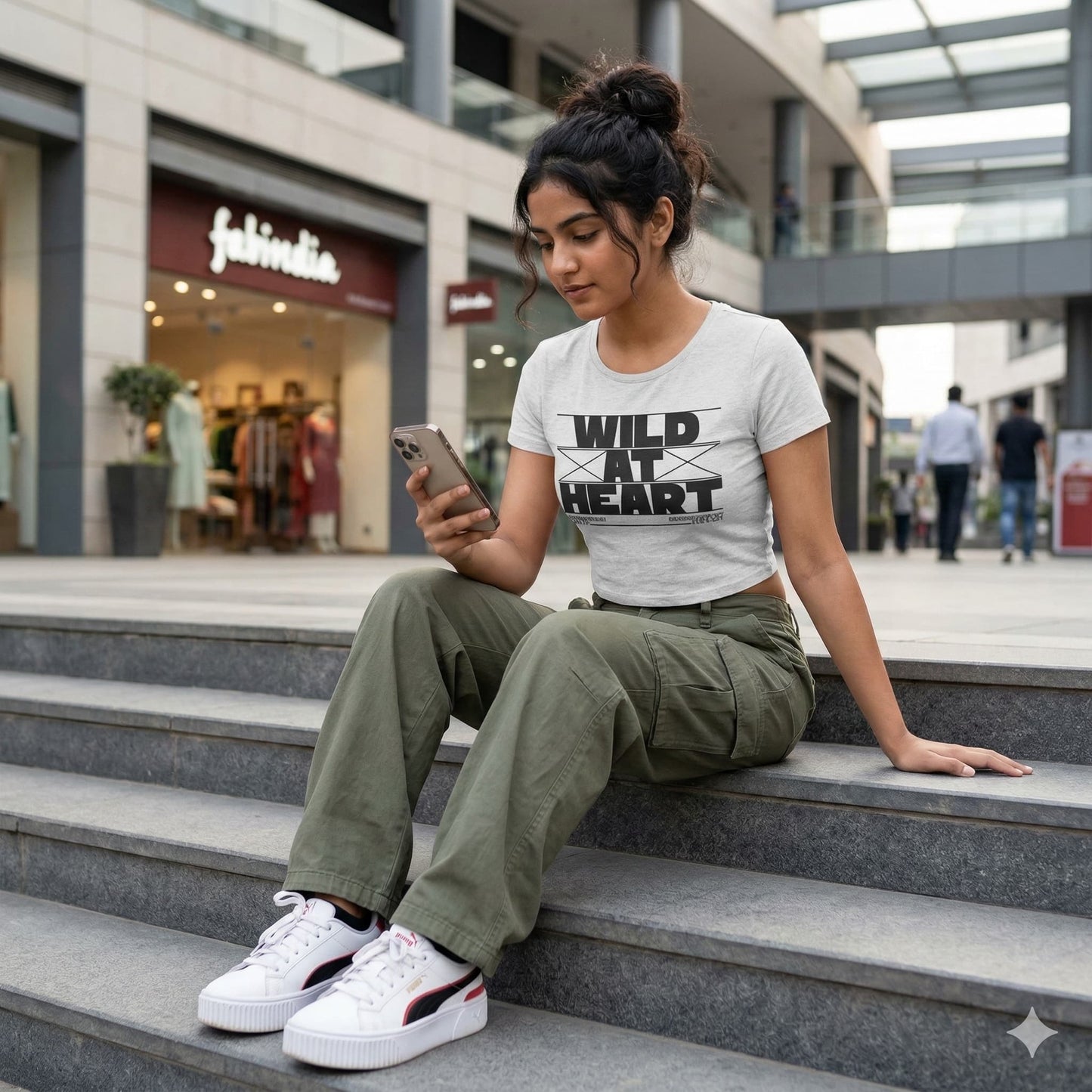 Women's White Crop Tops