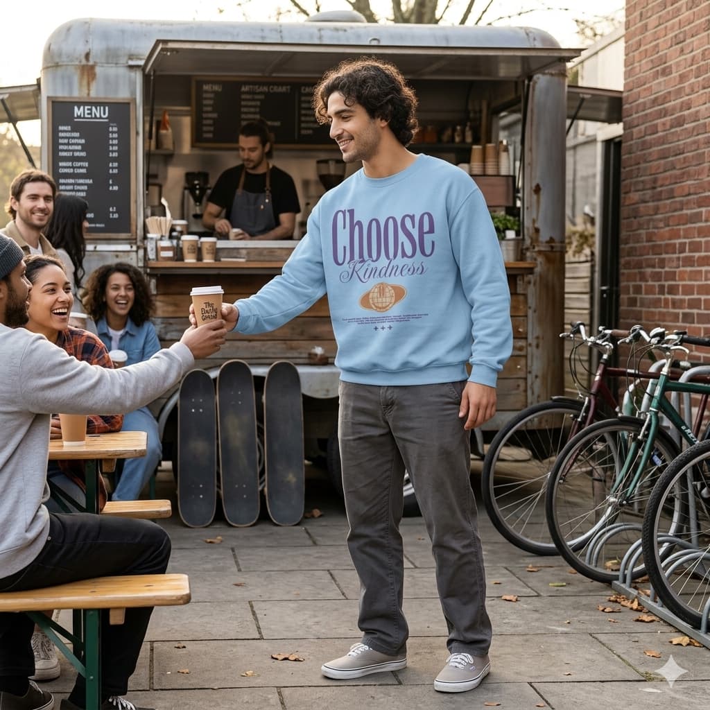 Men's Baby Blue Sweatshirts