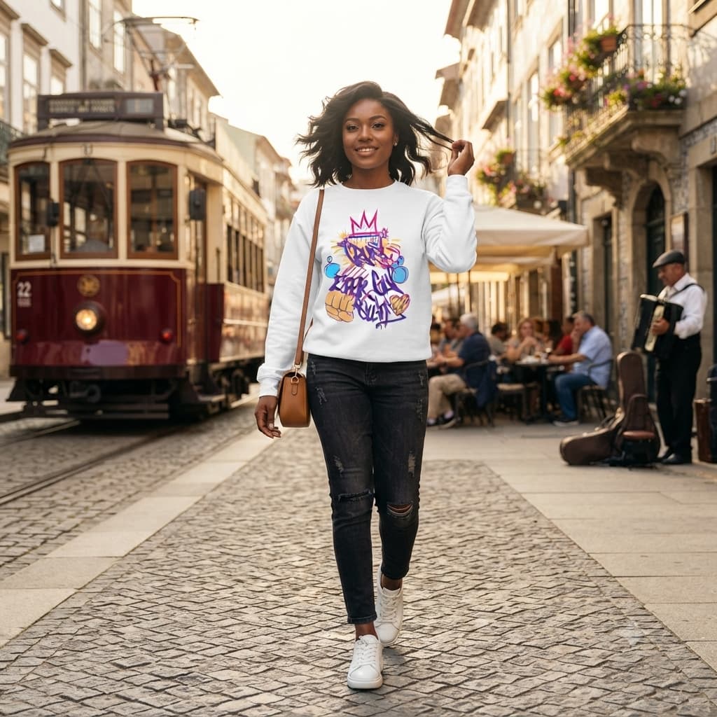 Women’s White Sweatshirt