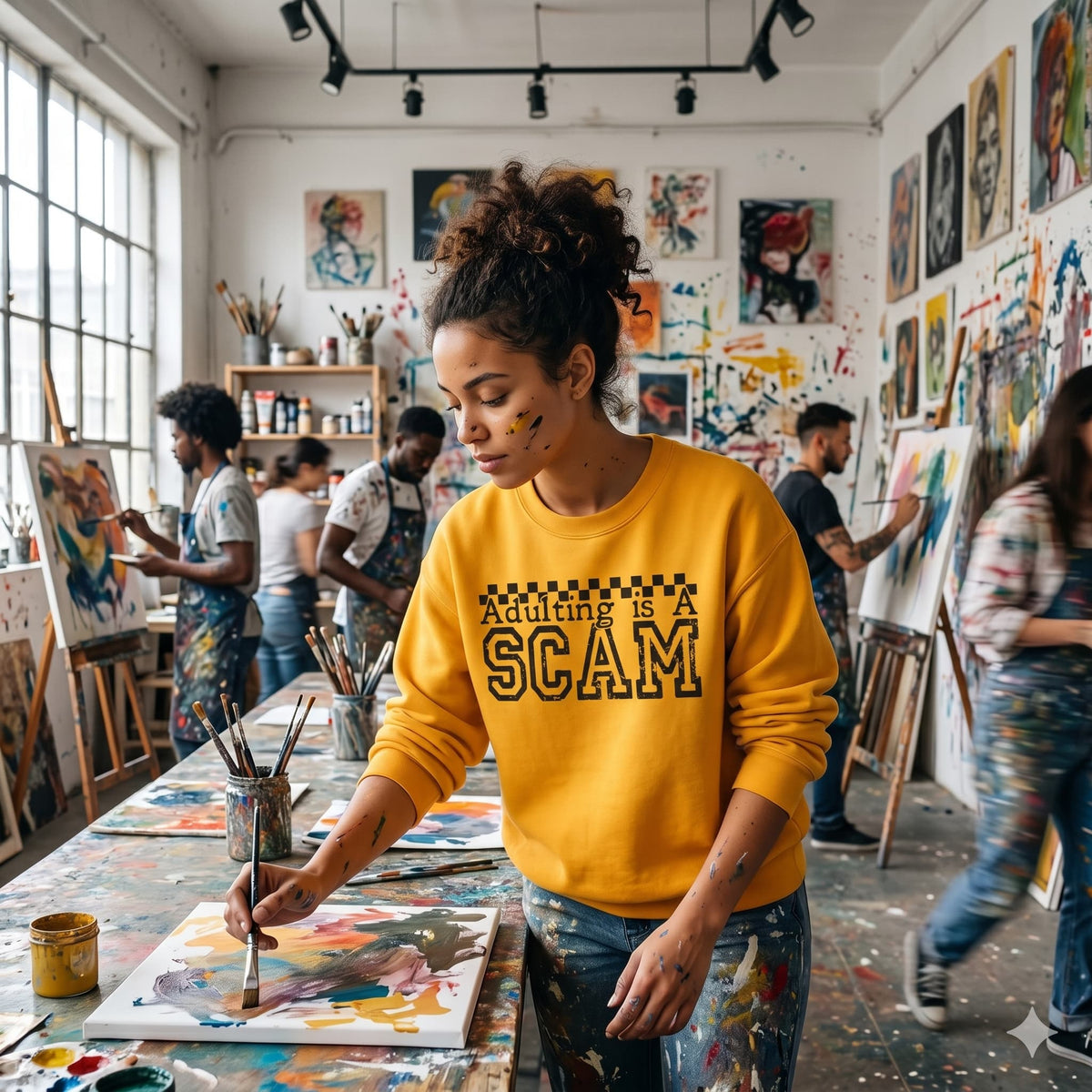 Women's Golden Yellow Sweatshirt