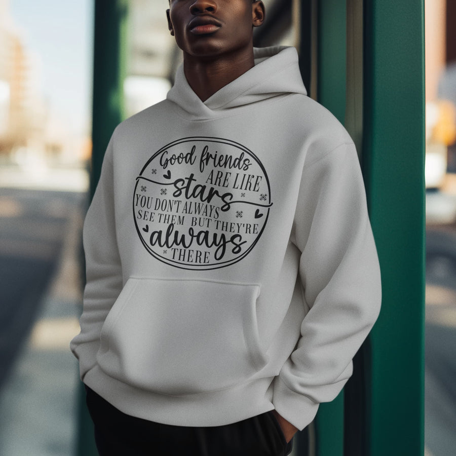 Men's Melange Grey Hoodies