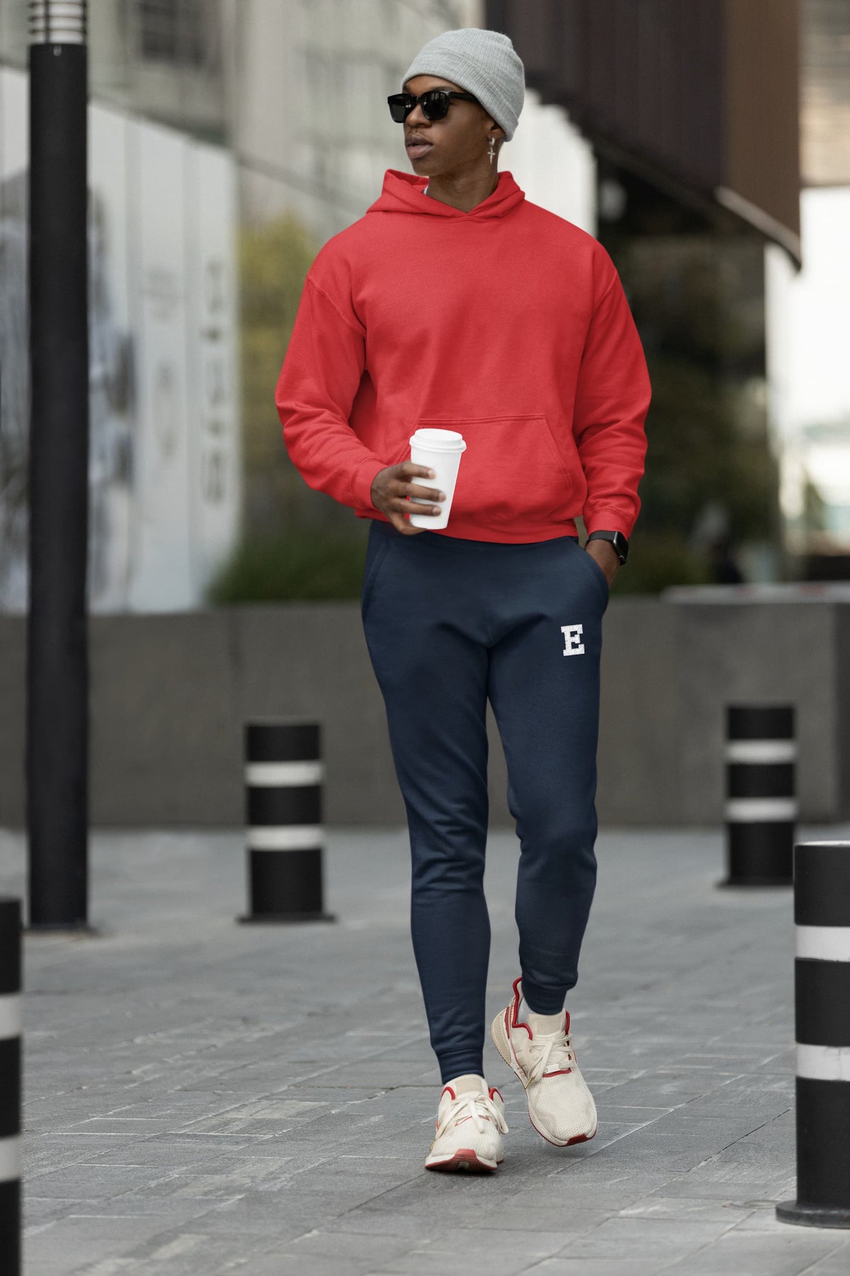 Men's Navy Blue Joggers