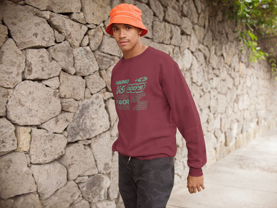 UNISEX MAROON SWEATSHIRT