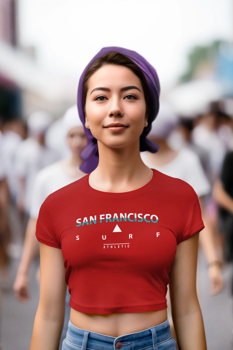 Person wearing a red &