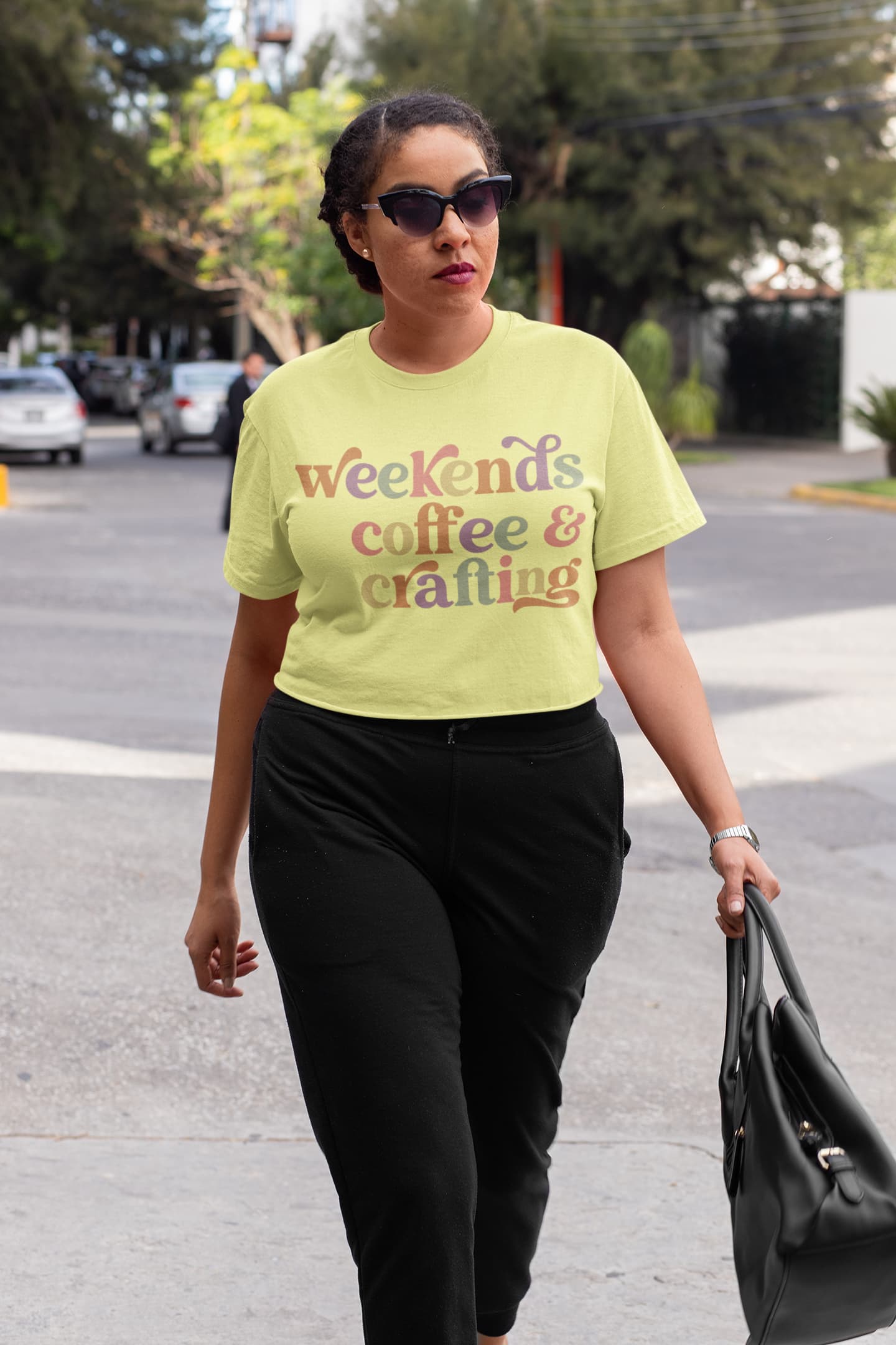Women's Butter Yellow Crop Tops