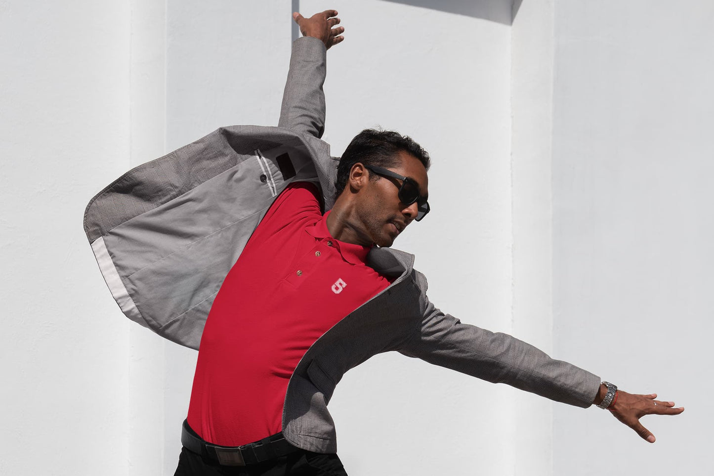 Men's Red Polo T-shirts