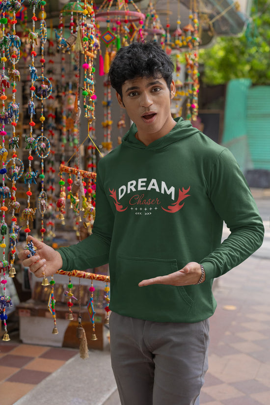 MENS OLIVE GREEN HOODIES