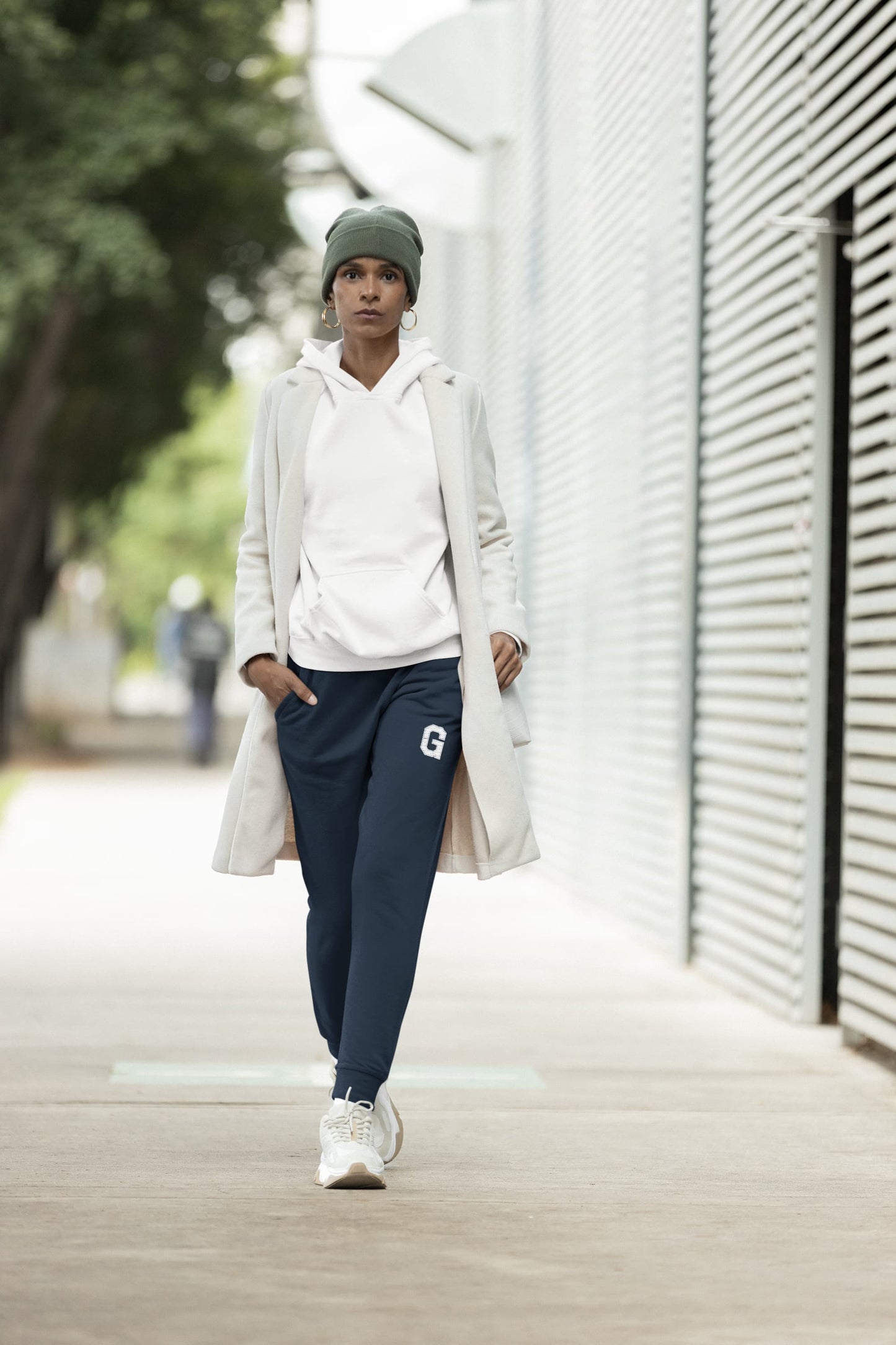 Men's Navy Blue Joggers