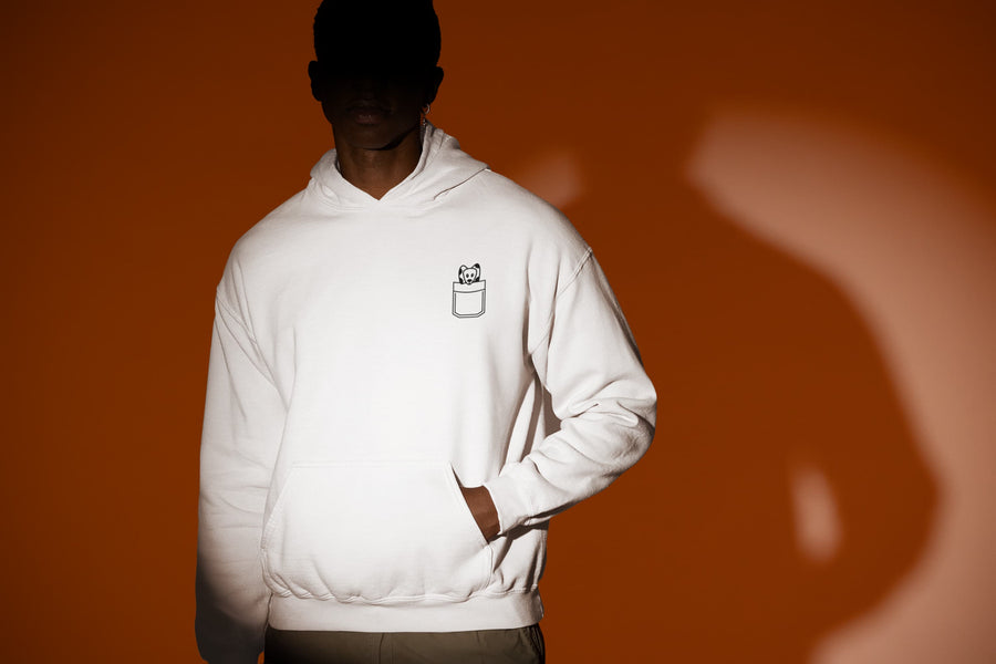 Men's White Hoodies