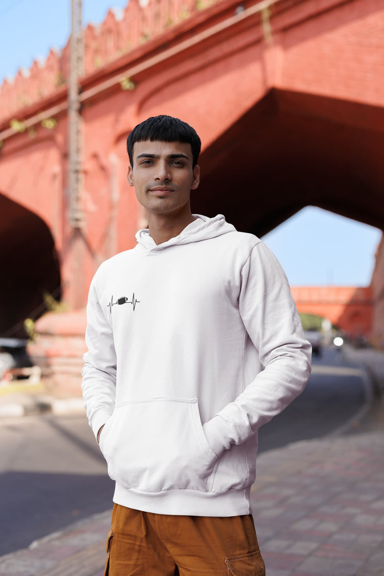 UNISEX WHITE HOODIES