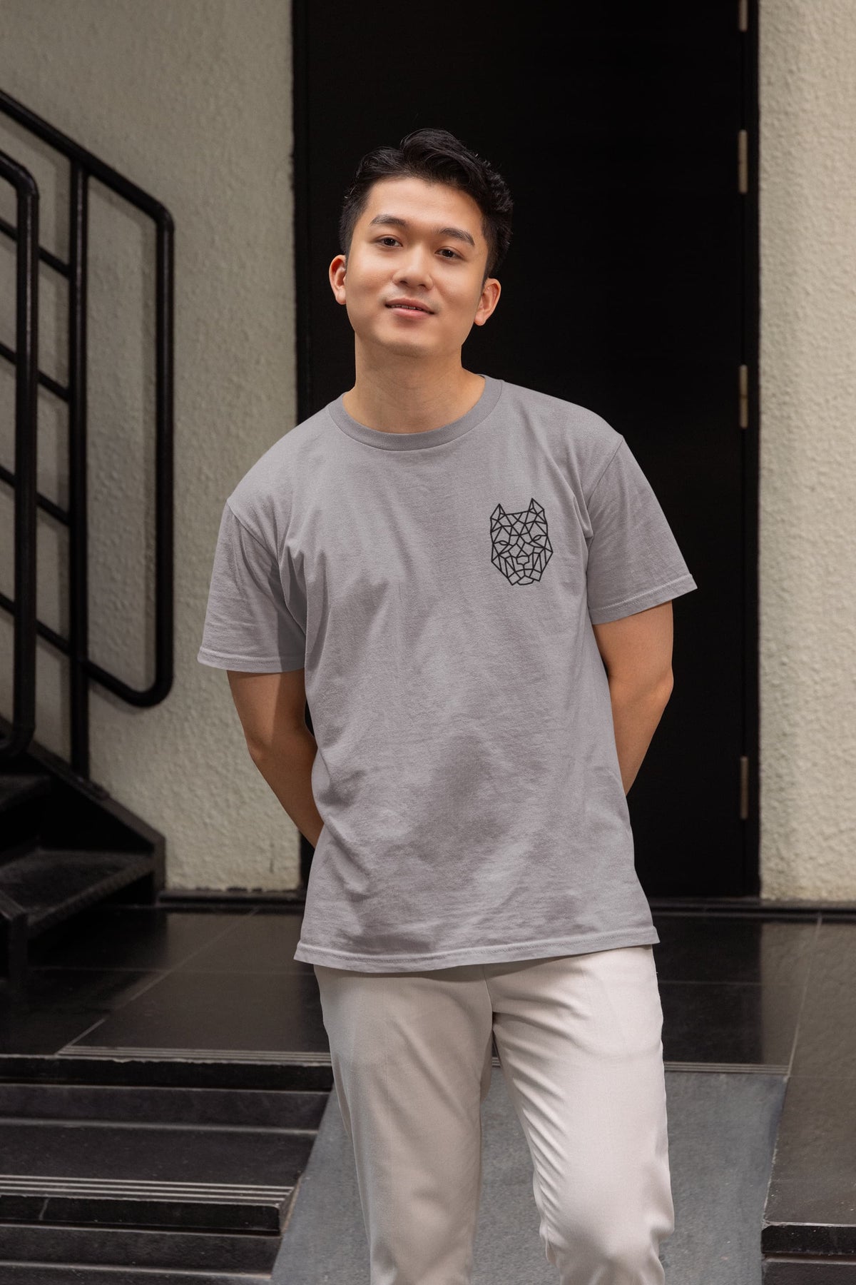 Men's Silver Frost Round Neck T-shirts