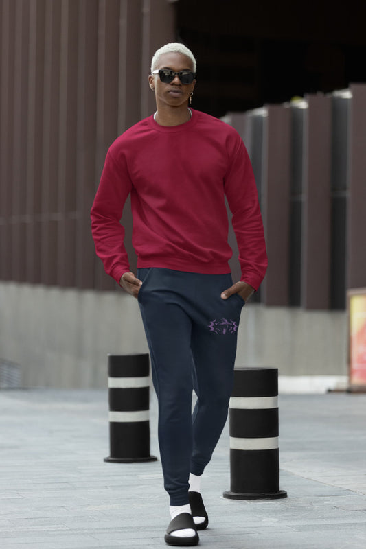 Men's Navy Blue Joggers
