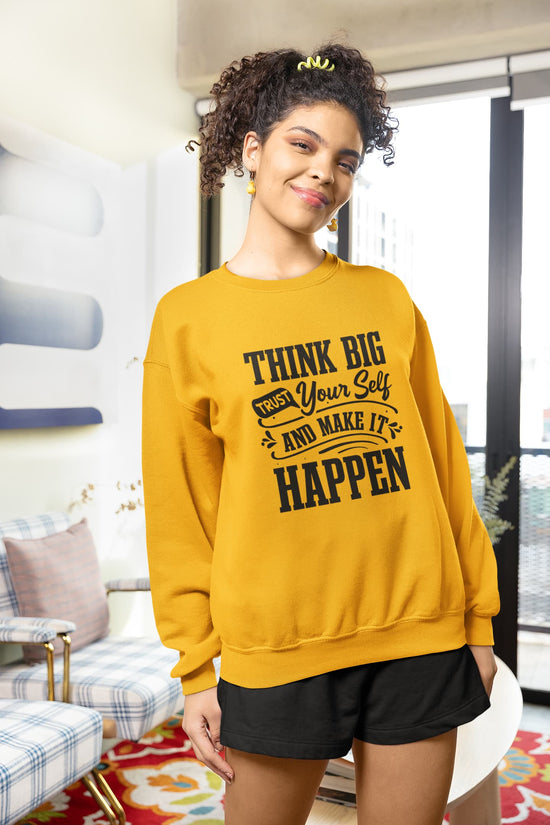 UNISEX GOLDEN YELLOW SWEATSHIRT