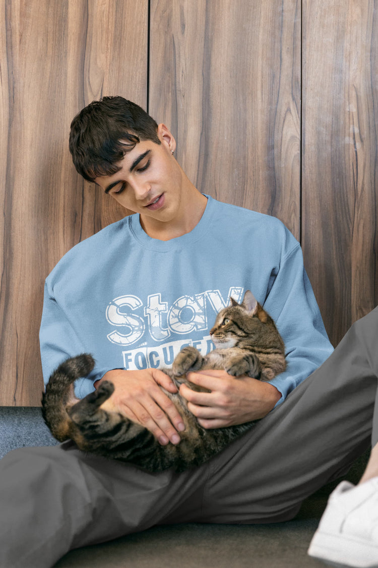 UNISEX BABY BLUE SWEATSHIRT