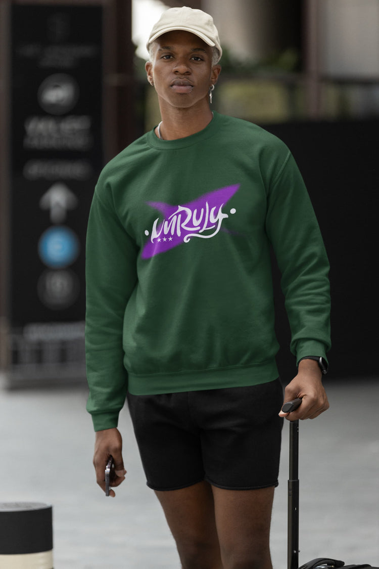 MENS OLIVE GREEN SWEATSHIRT