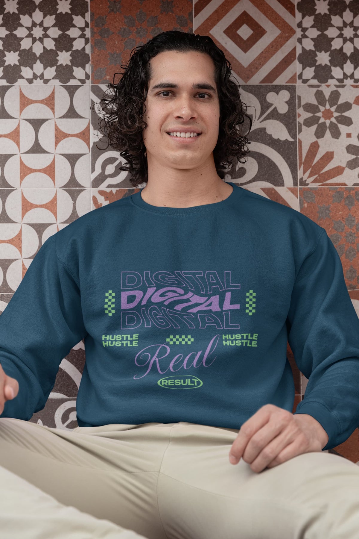 MENS NAVY BLUE SWEATSHIRT