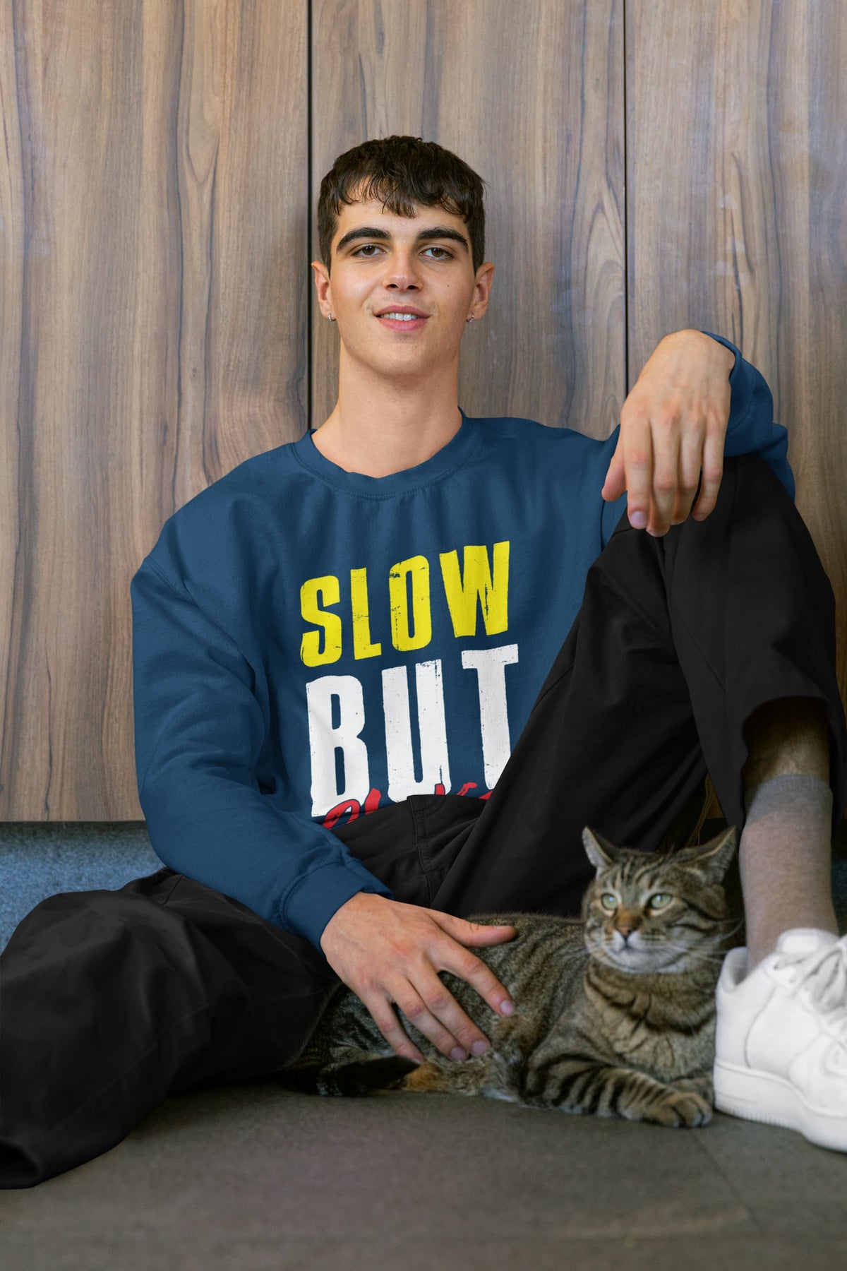 Men's Navy Blue Sweatshirts