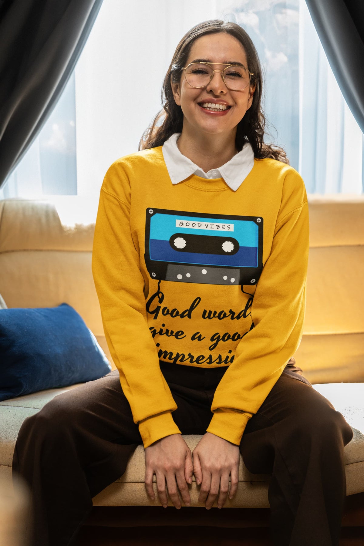 Women's Golden Yellow Sweatshirts