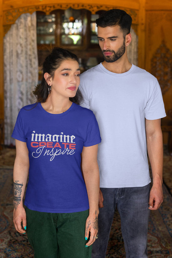 WOMENS ROYAL BLUE ROUNDNECK T-SHIRT
