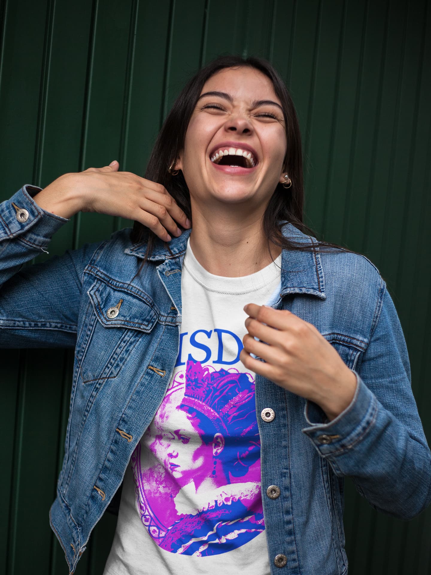 Women's White Round Neck T-shirts