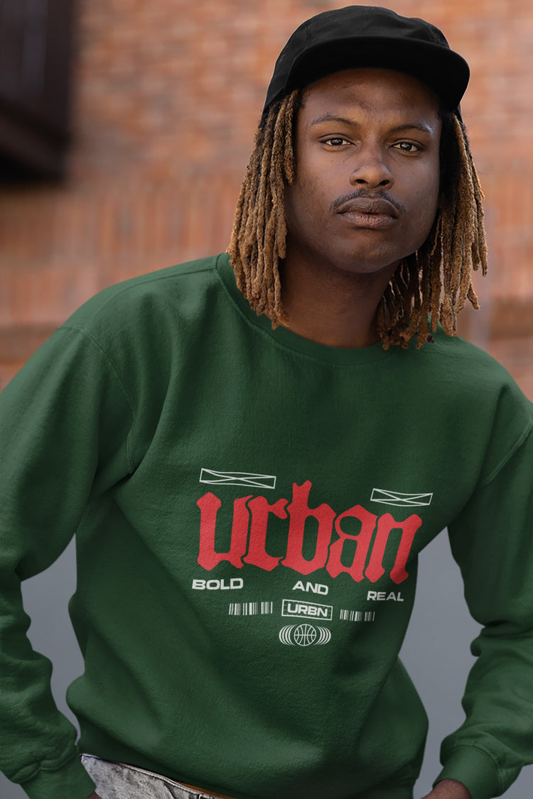 MENS OLIVE GREEN SWEATSHIRTS