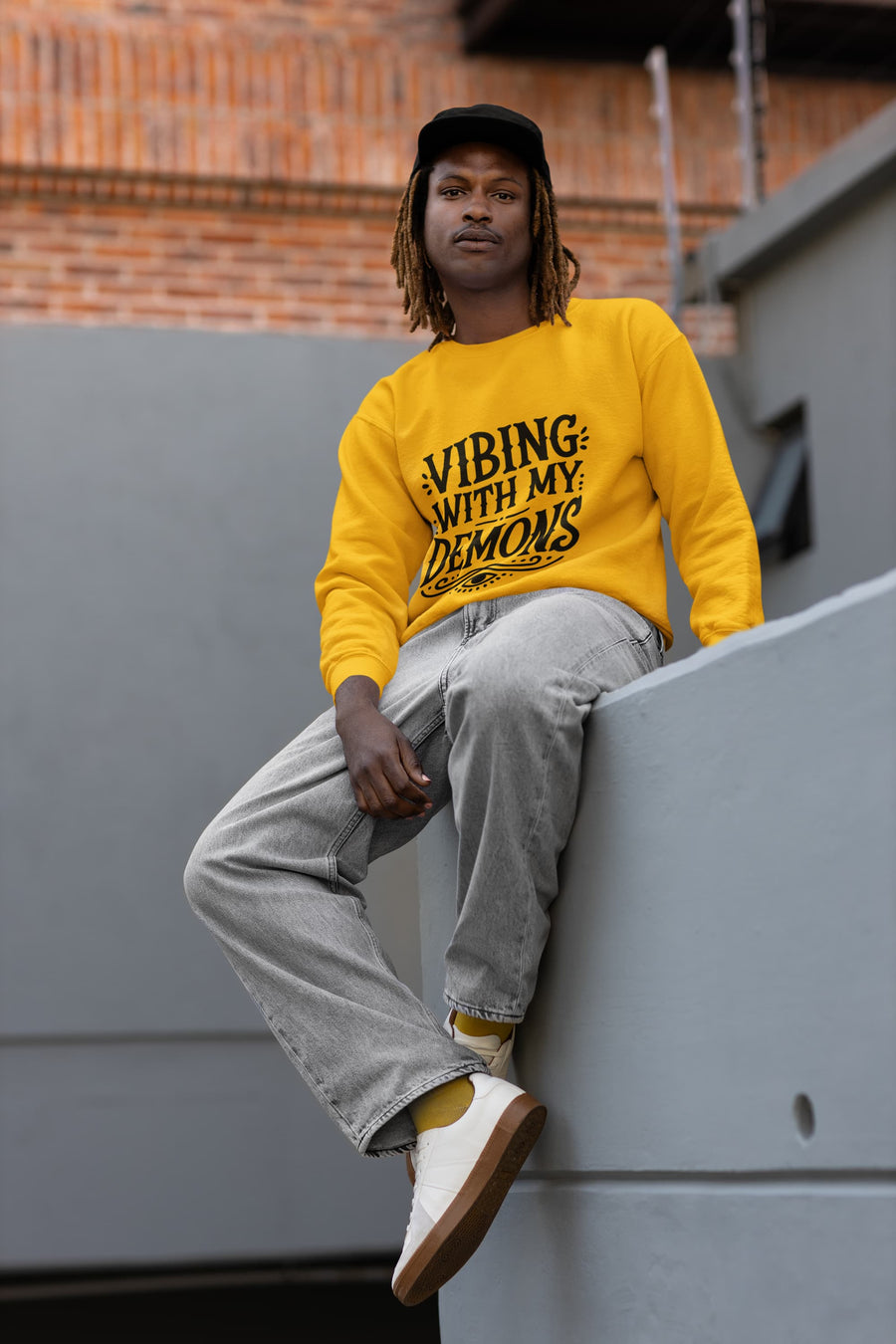 Men's Golden Yellow Sweatshirts