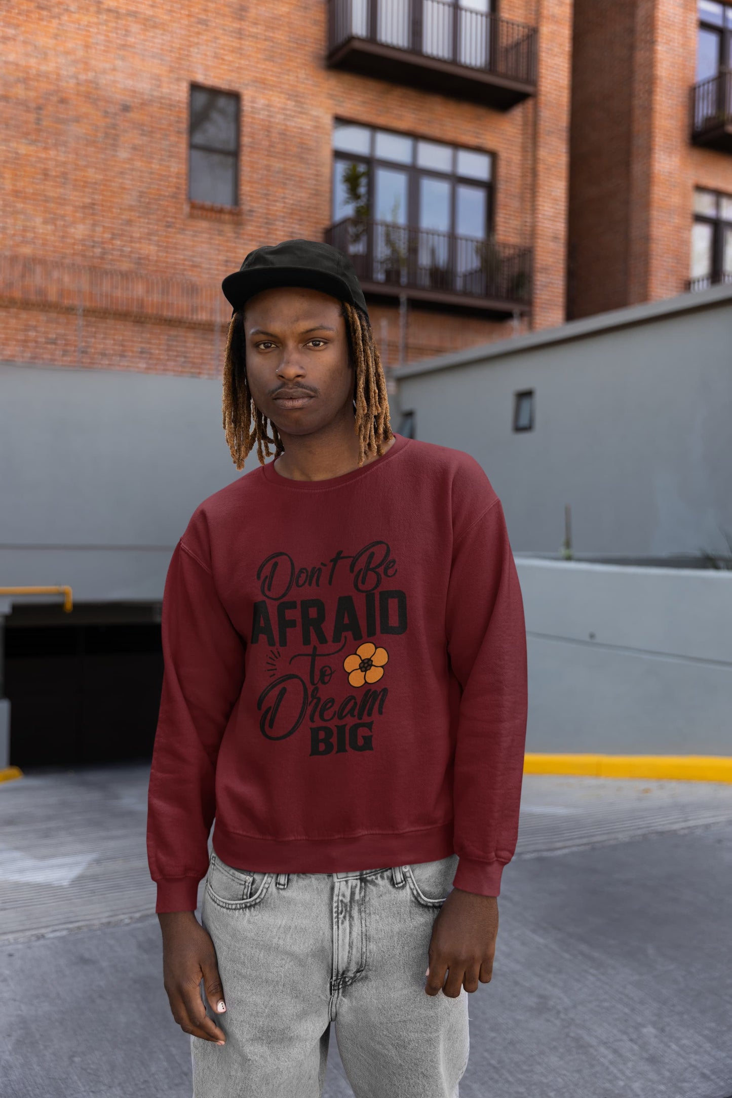UNISEX MAROON SWEATSHIRT