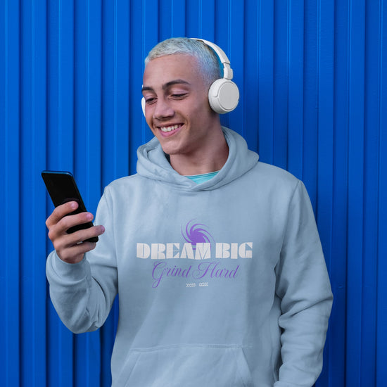 MENS BABY BLUE HOODIES