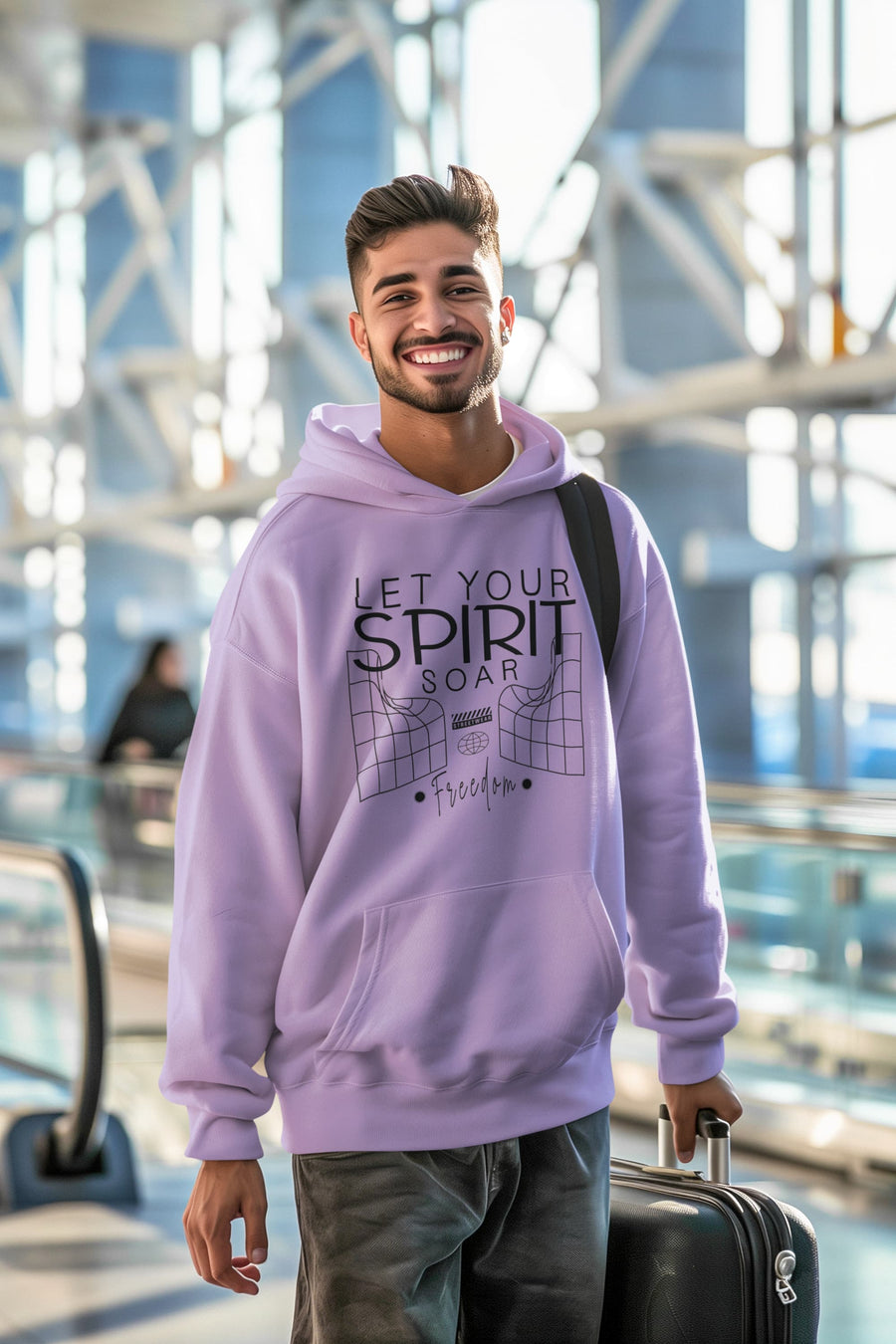 Men's Iris Lavender Hoodies