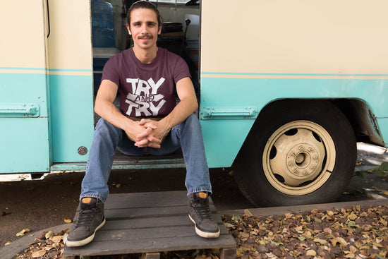 MENS BURGUNDY ROUNDNECK T-SHIRT