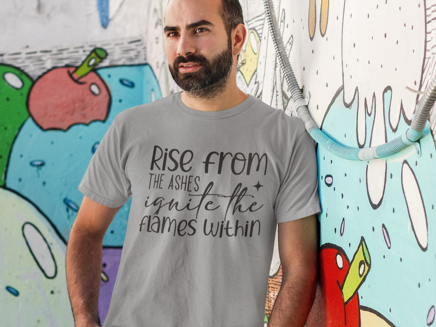MENS SILVER FROST ROUNDNECK T-SHIRT