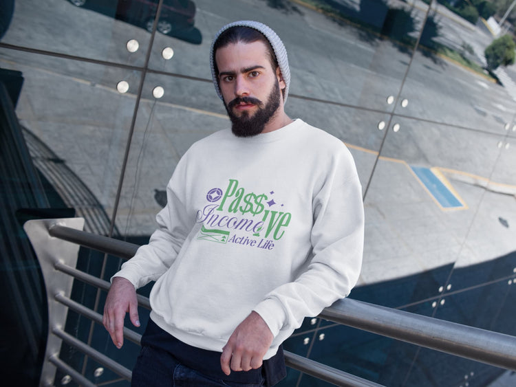 MENS WHITE SWEATSHIRT